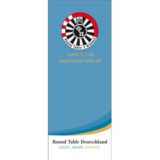 Roll-up mit Tischlogo