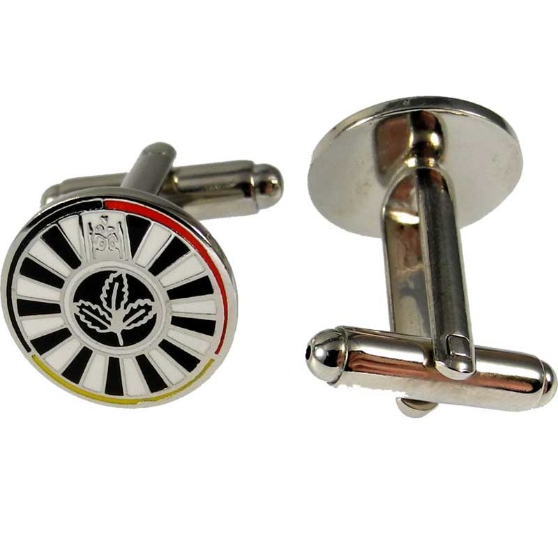 Manschettenknöpfe silberfarben